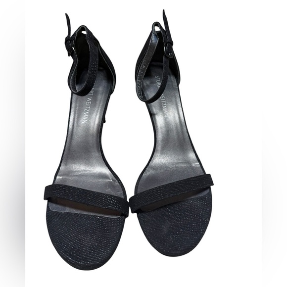 Stuart Weitzman NUDISTSONG Stiletto Heels – Black | Size 11 - Picture 4 of 7